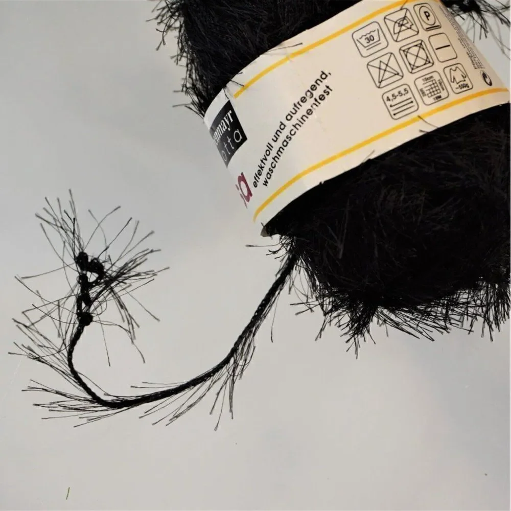 Assorted Eyelash Yarn Remnants Destash Mixed Lot Knitting Crochet
